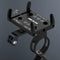 Bicycle Scooter Phone Holder Aluminum Motorcycle Camera Stand Rack (Black) Newly