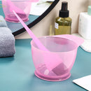 domybest 2/set plastic hair color stirring bowl + dyed comb salon hairdresser W