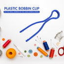 12pcs Bobbin Buddies Holders Thread Clips Sewing Machine Tool (Dark Blue) Newly