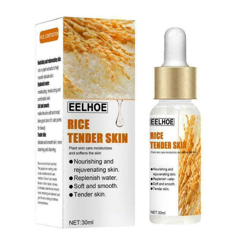 White Rice Whitening Serum Moisturizer Acne Fine Line C1N1 Treatment B4R6