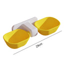 Wall Mounted Double Pet Bowls Moisture-proof Mouth Cats Dogs Auto Water Feeder