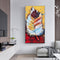 Abstract Feather Oil Paint By Numbers DIY Handpainted on Canvas Wall Art Pict