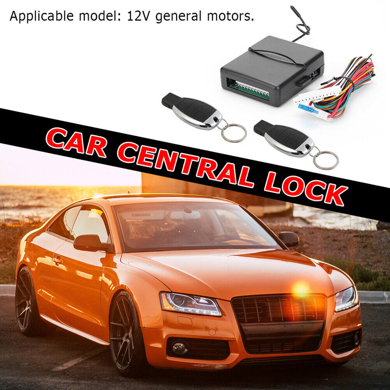 Car Remote Control Central Locking Kit Door Lock Keyless Entry Vehicle Accessory