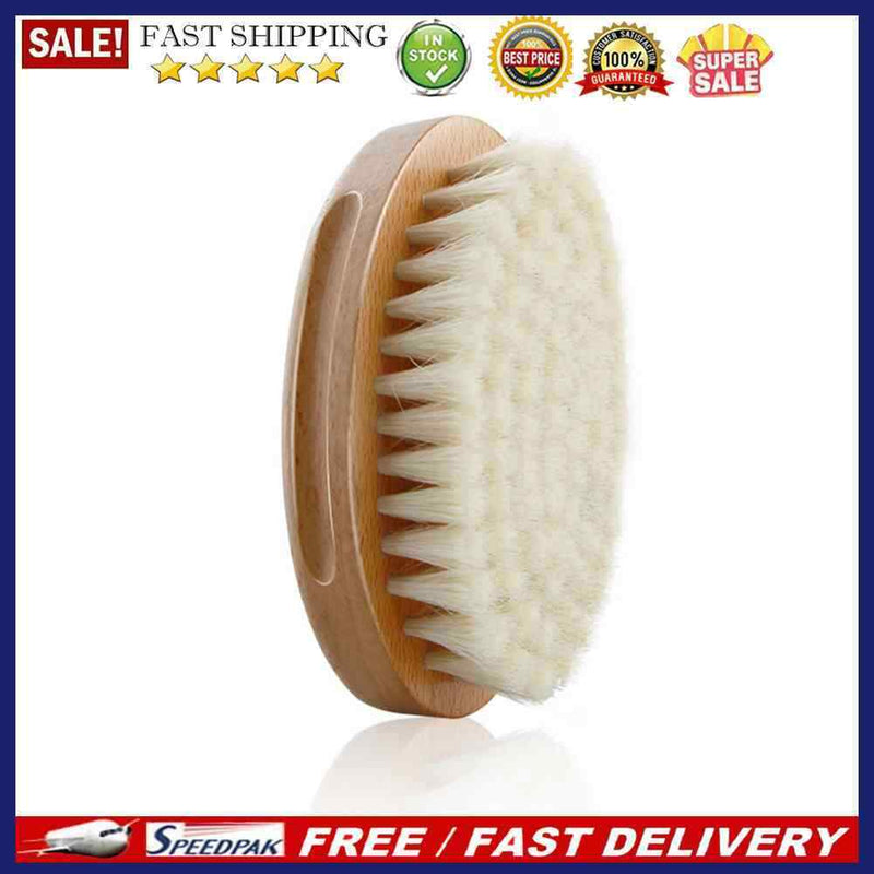 Custome Infant Wooden Soft Wool Brush Newborn Hair Comb Head Massager Baby Care