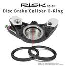 RISK 2x Mountain Road Bike Disc Brake Caliper Sealing Ring Brake Piston O-rings