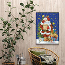 5D Diamond Painting Kit DIY Santa and Gifts Full Round Drill Mosaic Picture Arts