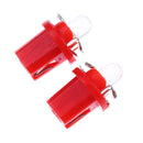 10pcs T5 B8.5D 5050 SMD LED Car Instrument Dashboard Light Bulbs (Red) Newly