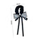 Elegant Diamond Headband Hair Jewelry Bow Ribbon Hair Rope Scrunchies