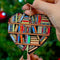Book Lovers Heart-Shaped Bookshelf Pendant Ornament Christmas Tree Decor x 1Pc#