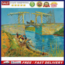 Painting By Numbers Water under Bridge Canvas DIY Colorful Oil Drawing Picture