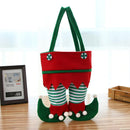 Christmas Elf Candy Bags Velvet Santa Claus Bags Festival Party Decor (A)