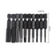 10pcs 50mm Hexagonal Drill Bits S2 Steel Magnetic Electric Screwdriver Bit