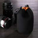 Waterproof Neoprene Camera Lens Pouch Bag Drawstring Protector Case (L)
