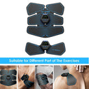 Rechargeable Abdominal Muscle Stimulator Trainer Stickers EMS Fitness Equipment