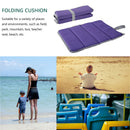Beach Camping Mat Folding Cushion for Backpacking Mountaineering (Purple) Newly