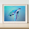 Oil Paint By Numbers Picture DIY Painting Turtle Animal Handmade Gift for Adults