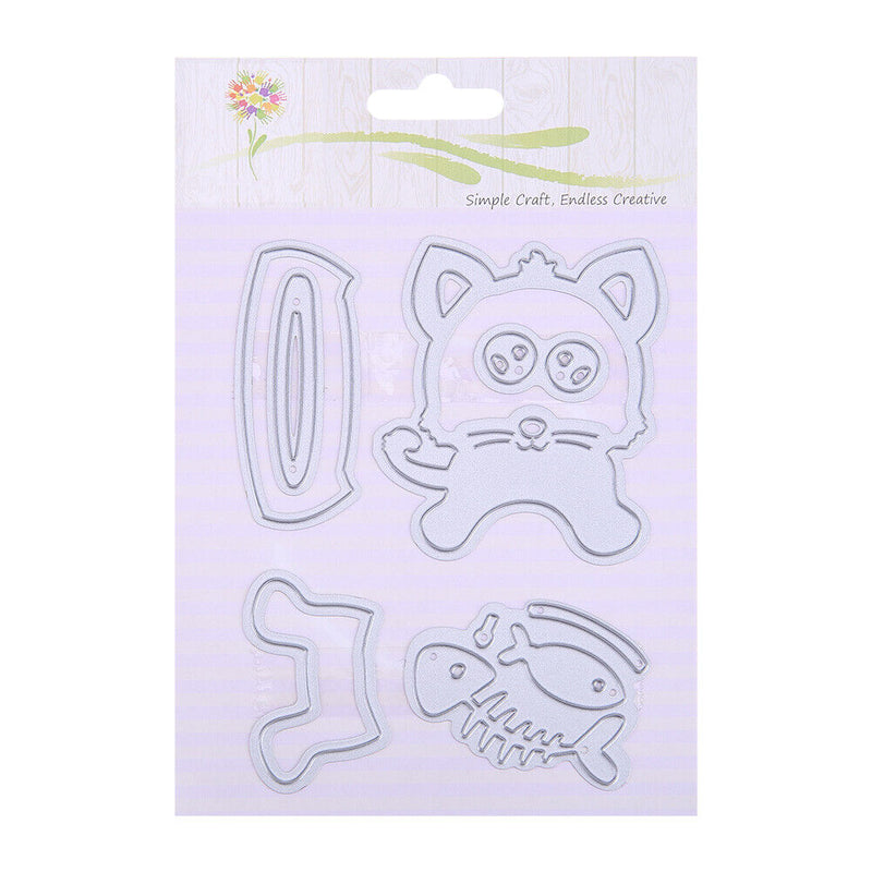 1 Set Cat Metal Cutting Dies for DIY Scrapbook Emboss Stencil/MS268-200969.01
