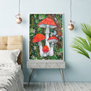 Diamond Painting Poisonous mushrooms Full Round Diamond Rhinestone Set
