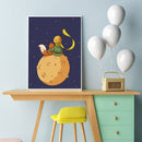 DIY Digital Oil Paint By Numbers Little Prince Color Drawing Picture Home Decor