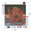 5D DIY Full Drill Square Diamond Painting Dinosaur Cross Stitch Mosaic Kit