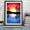 Hand Painted Drawing DIY Art Canvas Oil Kit Paint By Numbers Scenery Decor Gi