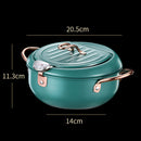 Tempura Fryer Pan Temperature Control Fried Cooking Pot Tools Kitchen Utens