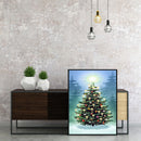 Christmas Frameless Picture Oil Paint By Numbers Hand Painted Picture for Hom