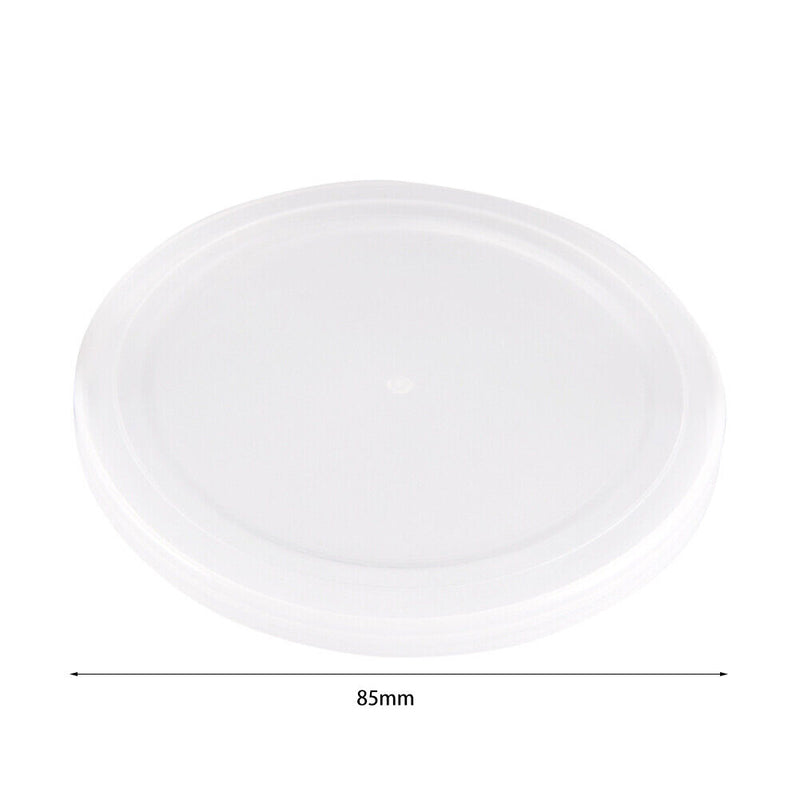 5pcs Reusable Food Storage Tin Cover Cans Lids Round Dog Cat Canned Sealing