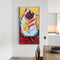 Abstract Feather Oil Paint By Numbers DIY Handpainted on Canvas Wall Art Pict