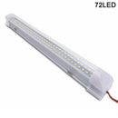 72 LED 12V ON/OFF Switch Interior Light Strip Bar 12 VOLT Car Caravan Van U1R3