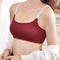 Wrap Chest Sportswear Push Up Fitness Bra Letter Sports Bra Cropped Top