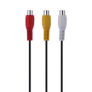 0,3 m USB Männer zu 3RCA männlichen AV Audio Konverter Adapter Kabel für HDTV