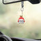 Bead Cross Stitch DIY Handmade Stamp Needlework Keychain Kit (y-058 Rabbit) #F
