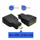 To Type A Micro HDMI To HDMI Male To Female Converter For Microsoft Surface RT