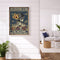 11CT Full Cross Stitch Sunflower Girl Back Counted DIY Cotton Thread Needlework