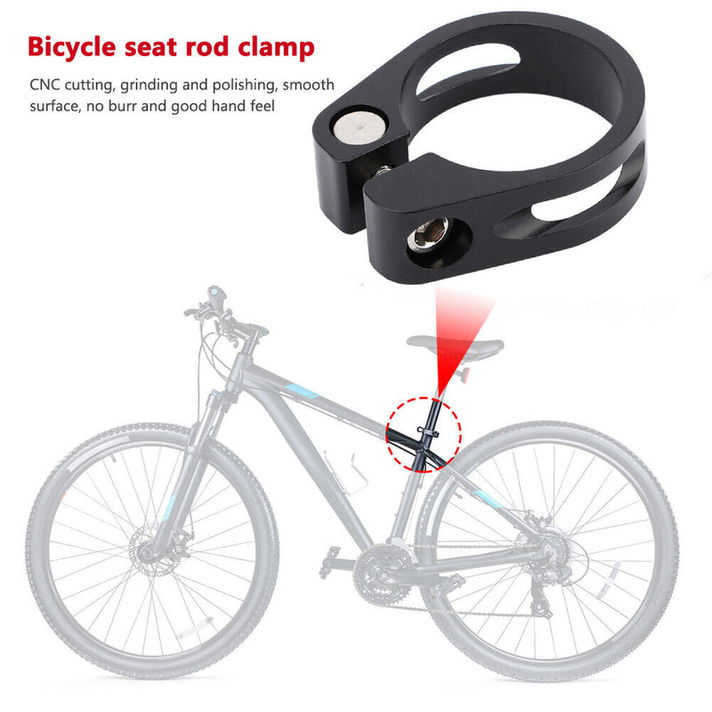 Aluminum Alloy Mountain Bike Seat Post Clamp Seat Tube Clip Cycling Accessori