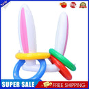 PVC Inflatable Easter Bunny Hat Ring Toss Toys Kids Game (Pink Rabbit Ear)