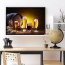 5D DIY Full Drill Round Shape Beer Rhinestone Diamond Drawing Kit for Bedroom