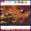 Educational Jigsaw Toys 1000pcs DIY Eagle Dinosaur Battle Puzzle for Kids A