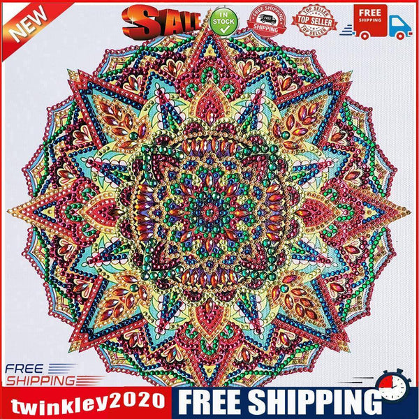 5D DIY Special Shaped Diamond Painting Cross Stitch (D1020 Round Circle)