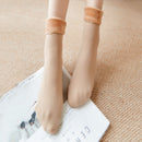 Winter Warm Thicken Thermal Socks Soft Wool Seamless Sock (Skin Color)