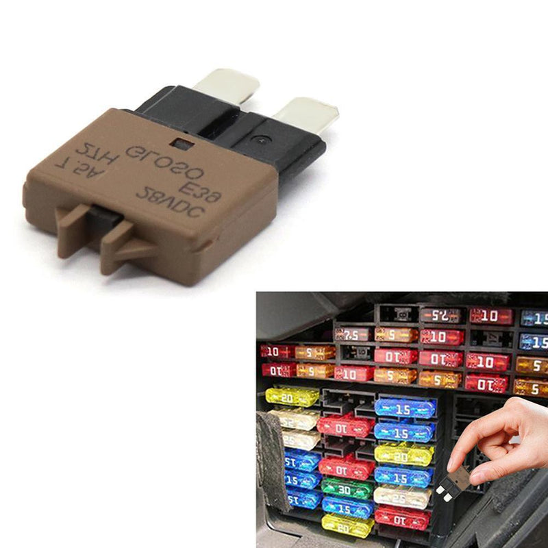 DC32V Manual Reset ATC Circuit Breaker Blade Fuse for Car Boat(7.5A Grey)