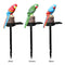 LED Solar Lights Parrot Waterproof Lawn Stakes Lamps Garden Decor (Red)