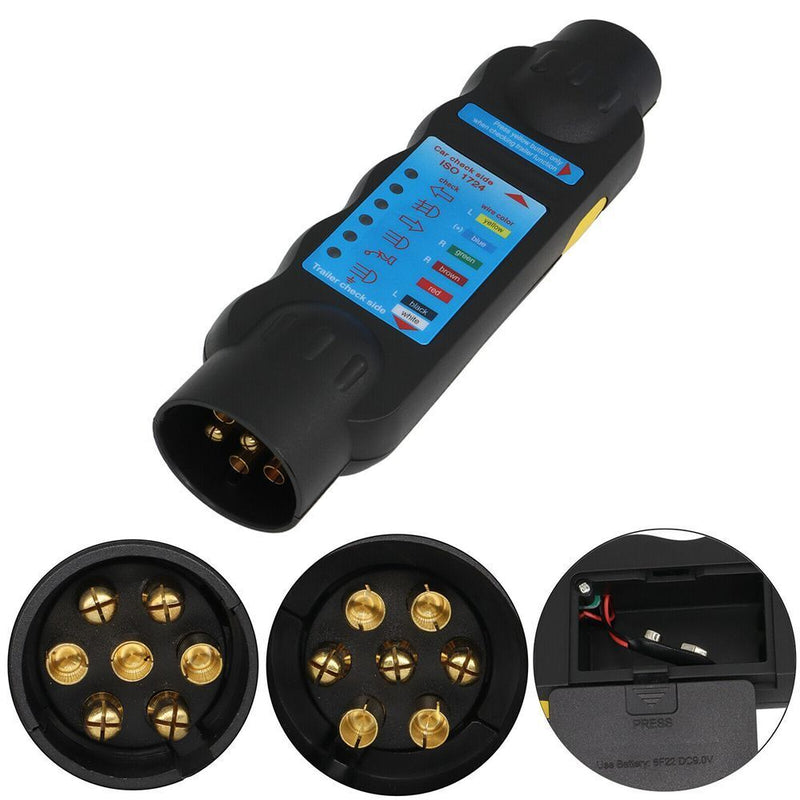 Diagnostic Cable Car Adapter Circuit Light Tow Bar Wiring Trailer Socket Tester