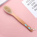 Double Side Head Bristle Bath Brush Shower Brush Body Exfoliating Cleaner