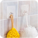 Transparent Wall Rack Traceless Hooks Storage Hanger Seamless Adhesive Hook