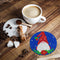 (Wooden) DIY Point Drill Coaster Christmas Style with Mat Shelf Kits (AA1080-1)