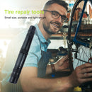 Bike Tyre Puncture Tools Kit Tubeless Tire Repair Rubber Strip (Black) Newly