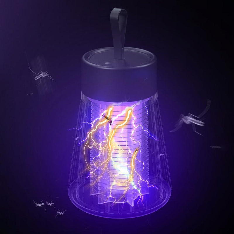 Electric Mosquito Kill Lamp LED Light Home Fly Bug Insect Trap (USB Green)