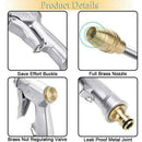 1pcs Garden Spray Water Gun Hose Long Nozzle High Pressure Adjustable I8E0 O6C7